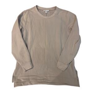 Athleta cream crewneck large soft cozy